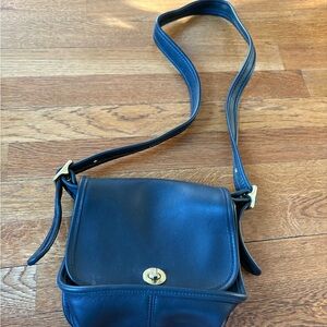Mini Blue Coach Shoulder Bag